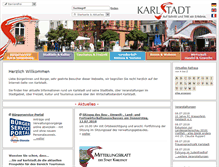 Tablet Screenshot of karlstadt.de